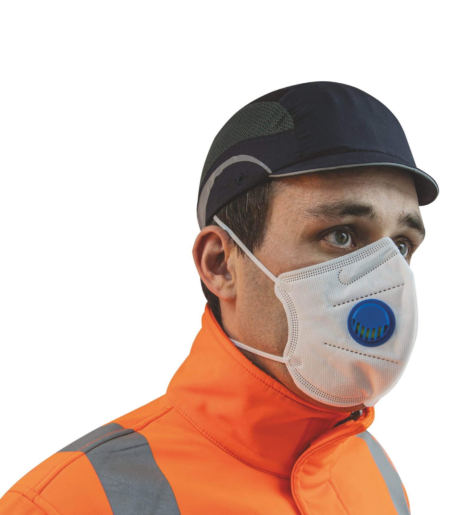 Disposable Vertical Fold Flat FFP3 Valved Face Masks