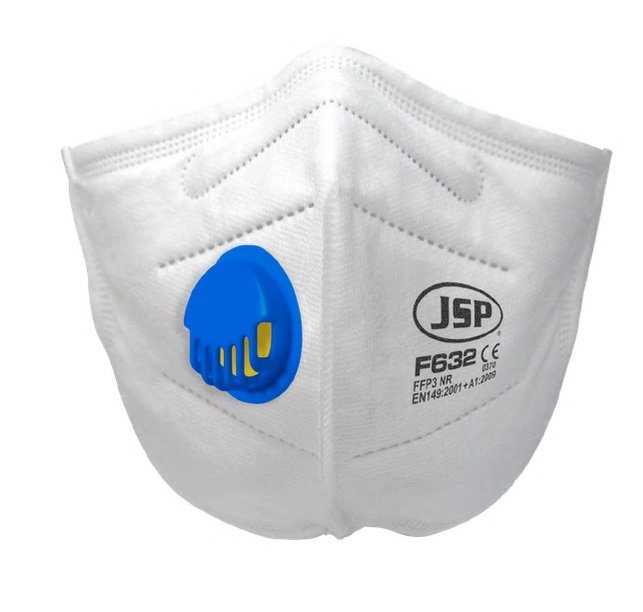 Disposable Vertical Fold Flat FFP3 Valved Face Masks - Image 2